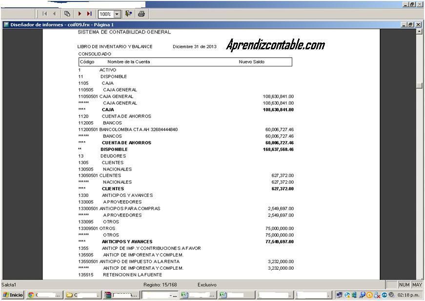 LIBRO INVENTARIO Y BALANCES P0