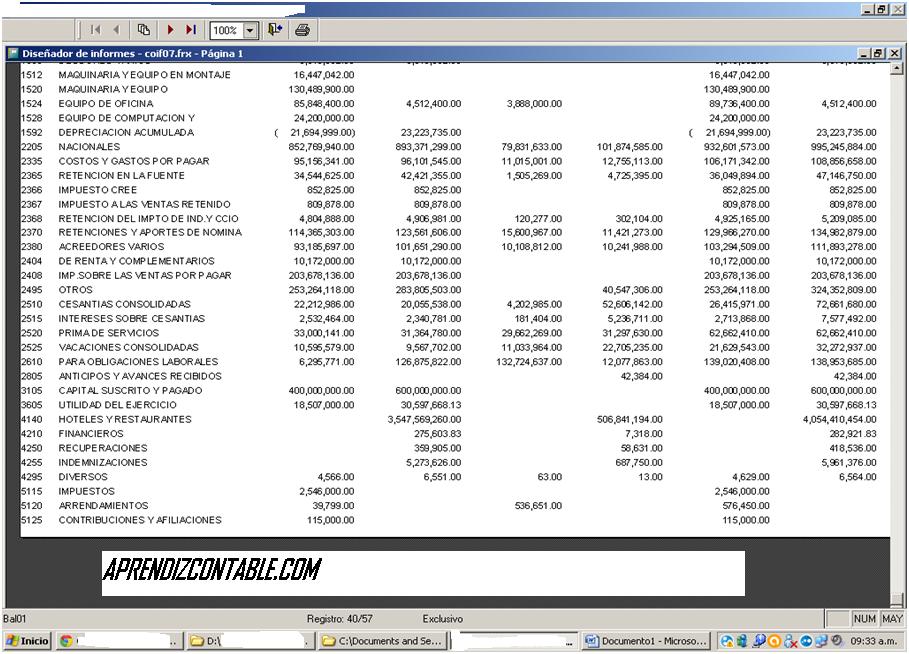 LIBRO MAYOR Y BALANCE 2
